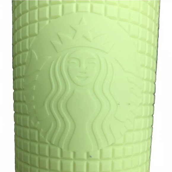 Starbucks TUMBLER w/ Lid and Straw - Iced Coffee - CHARTREUSE - Cold Cup -24 oz - Picture 6 of 6